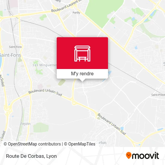 Route De Corbas plan