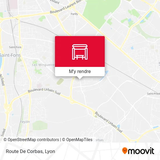 Route De Corbas plan