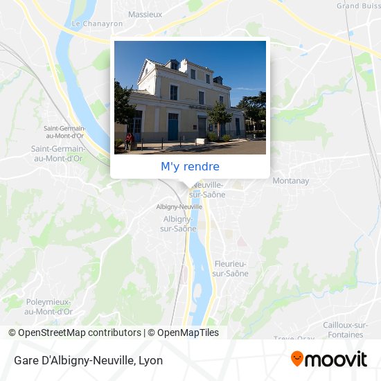 Gare D'Albigny-Neuville plan