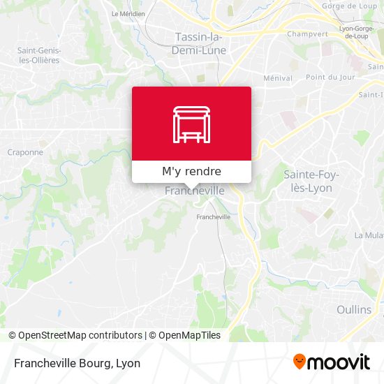 Francheville Bourg plan