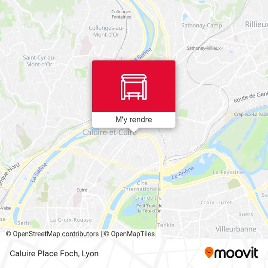 Caluire Place Foch plan