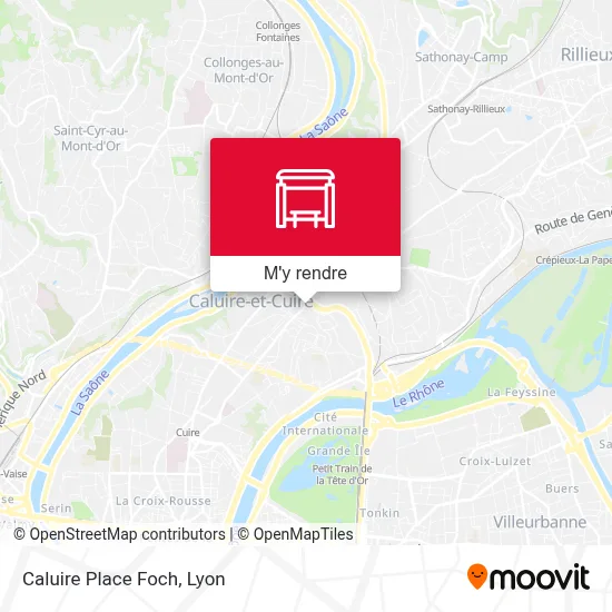 Caluire Place Foch plan