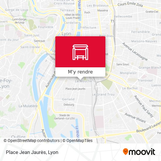 Place Jean Jaurès plan