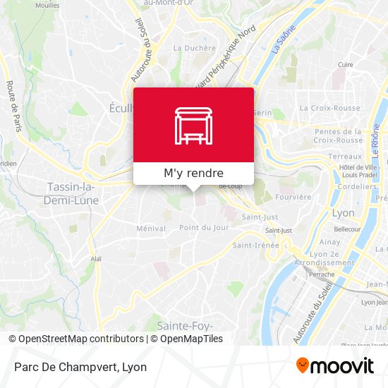 Parc De Champvert plan