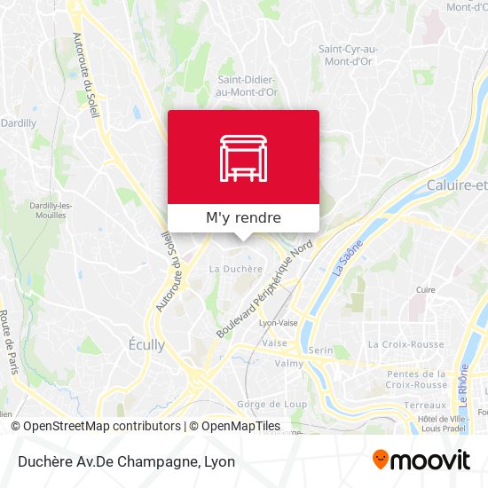 Duchère Av.De Champagne plan