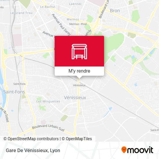 Gare De Vénissieux plan