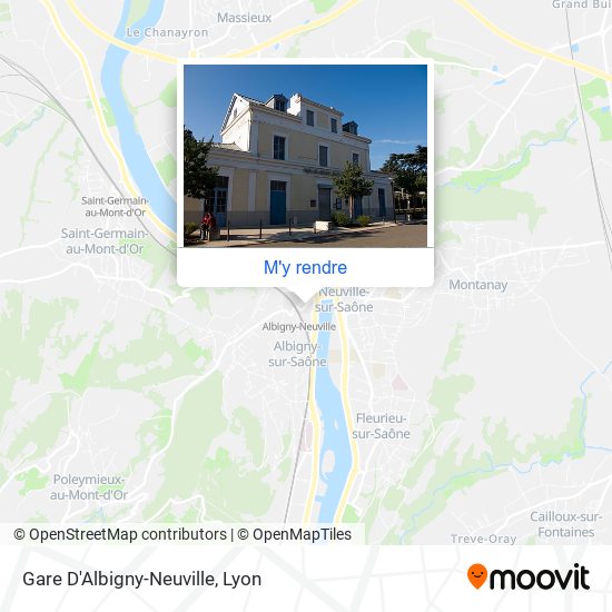 Gare D'Albigny-Neuville plan