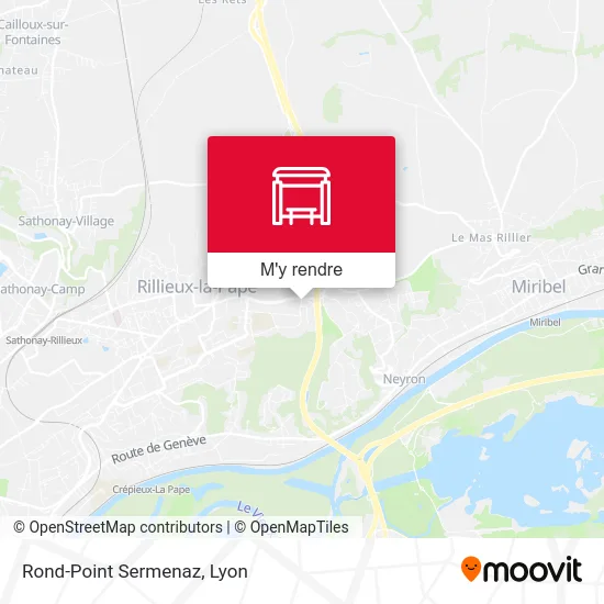 Rond-Point Sermenaz plan