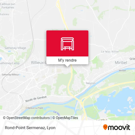 Rond-Point Sermenaz plan