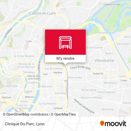 Clinique Du Parc plan