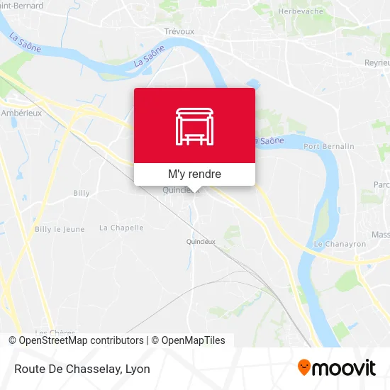 Route De Chasselay plan