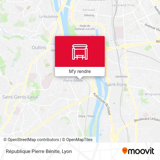 République Pierre Bénite plan