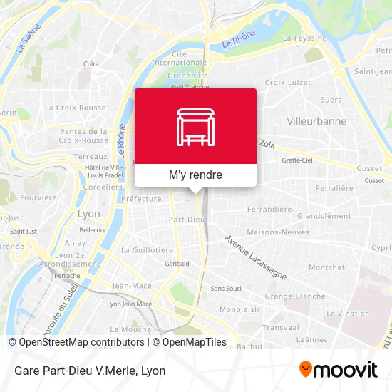 Gare Part-Dieu V.Merle plan