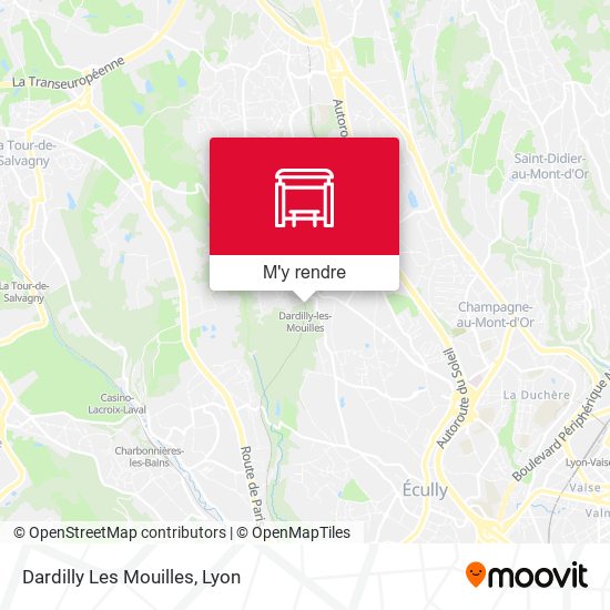Dardilly Les Mouilles plan