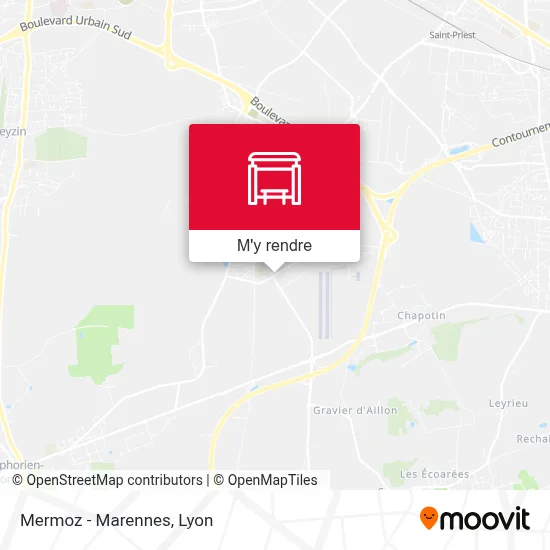 Mermoz - Marennes plan