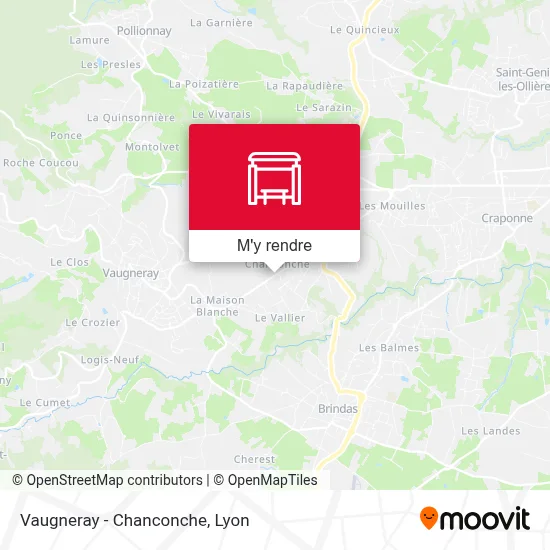 Vaugneray - Chanconche plan