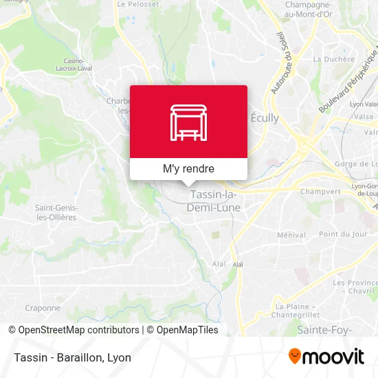 Tassin - Baraillon plan