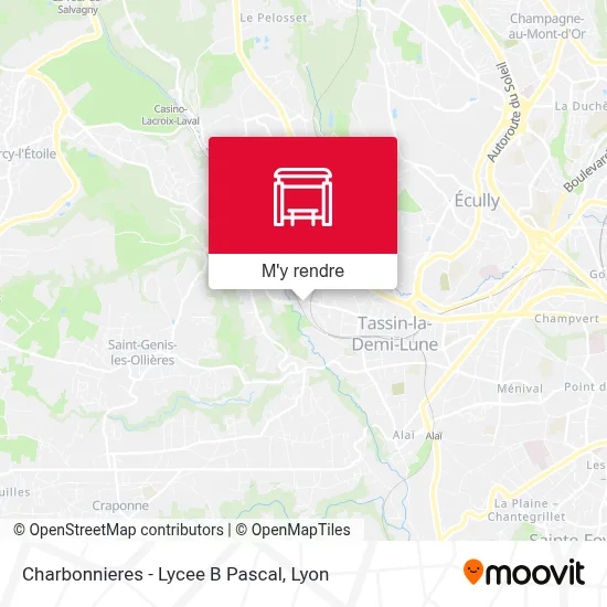 Charbonnieres - Lycee B Pascal plan