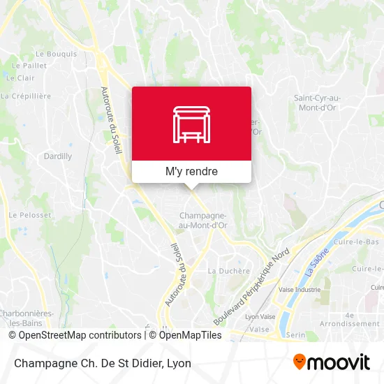 Champagne Ch. De St Didier plan