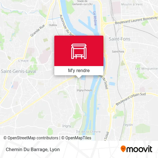 Chemin Du Barrage plan