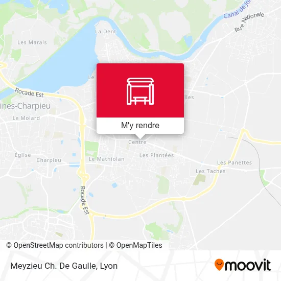 Meyzieu Ch. De Gaulle plan