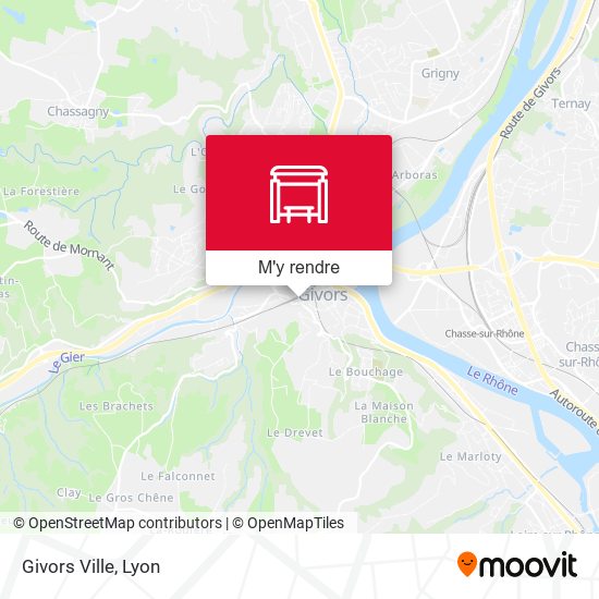 Givors Ville plan