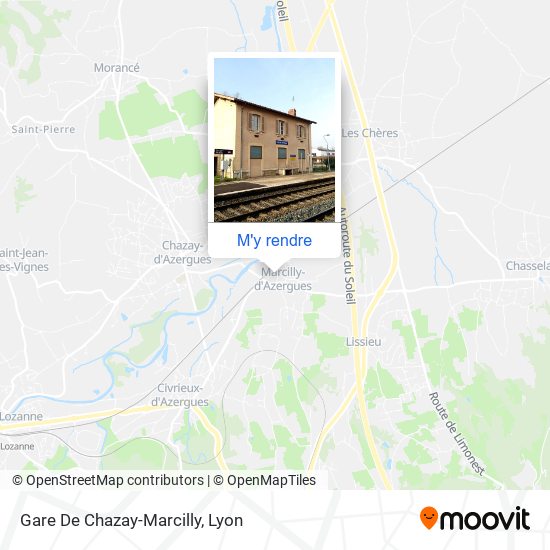Gare De Chazay-Marcilly plan