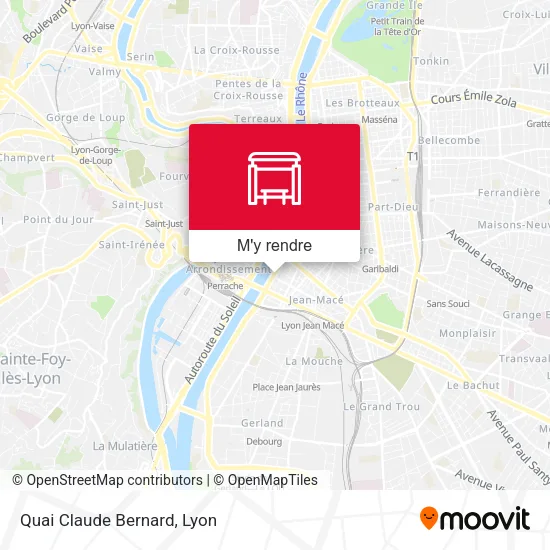 Quai Claude Bernard plan
