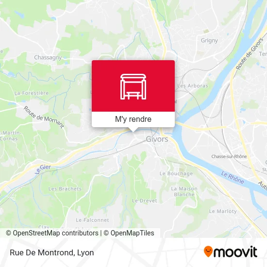 Rue De Montrond plan