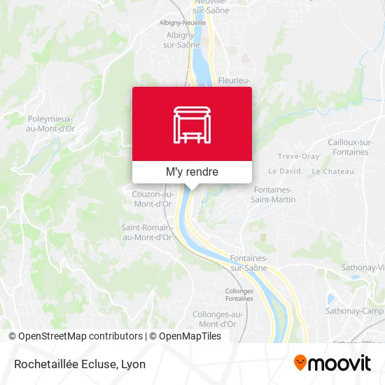 Rochetaillée Ecluse plan