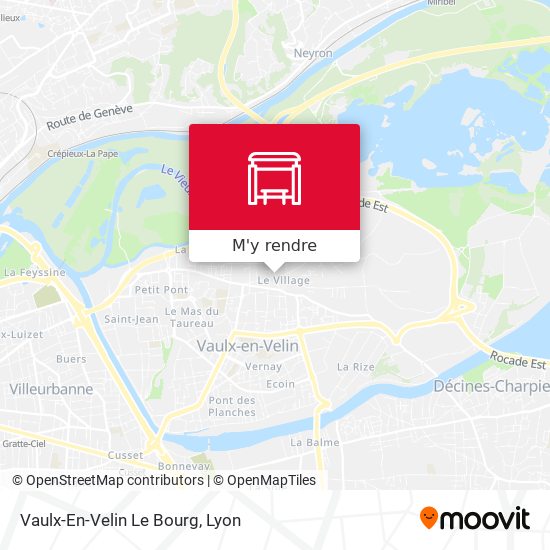 Vaulx-En-Velin Le Bourg plan