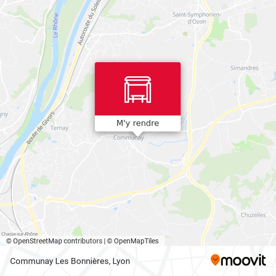 Communay Les Bonnières plan