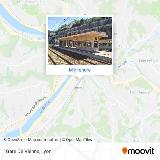 Gare De Vienne plan