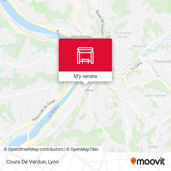 Cours De Verdun plan