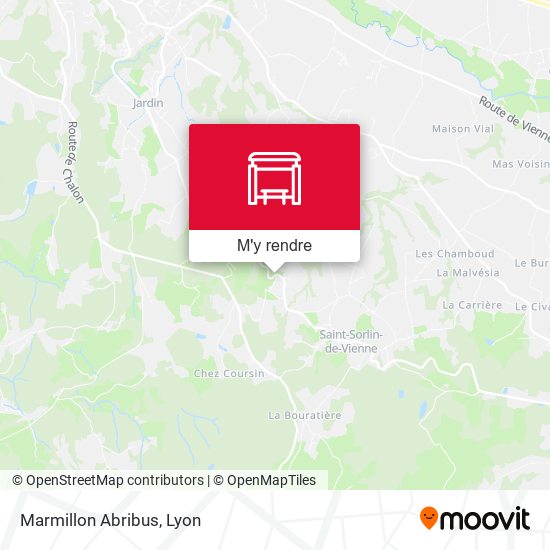 Marmillon Abribus plan