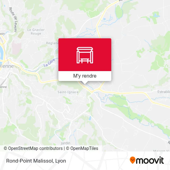 Rond-Point Malissol plan