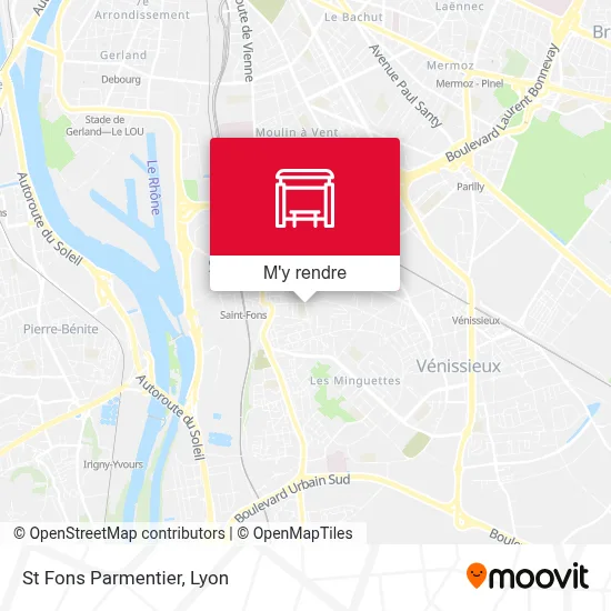 St Fons Parmentier plan