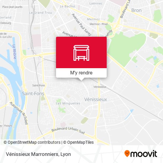 Vénissieux Marronniers plan