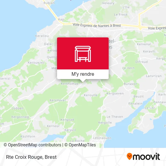 Rte Croix Rouge plan