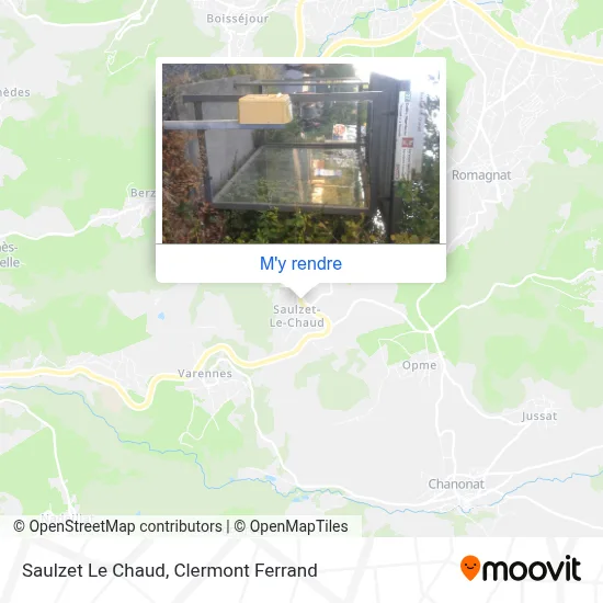 Saulzet Le Chaud plan