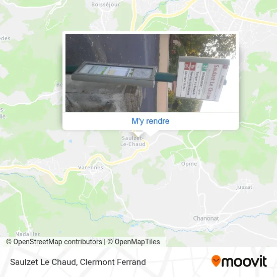 Saulzet Le Chaud plan