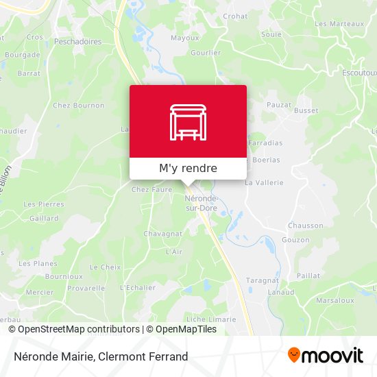 Néronde Mairie plan
