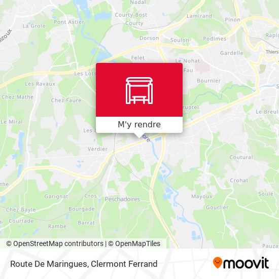 Route De Maringues plan