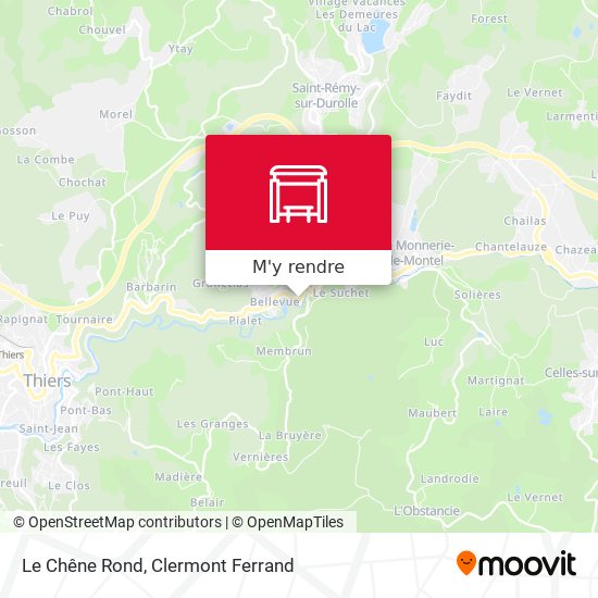 Le Chêne Rond plan