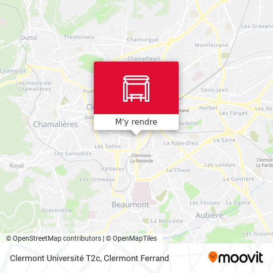 Clermont Université T2c plan