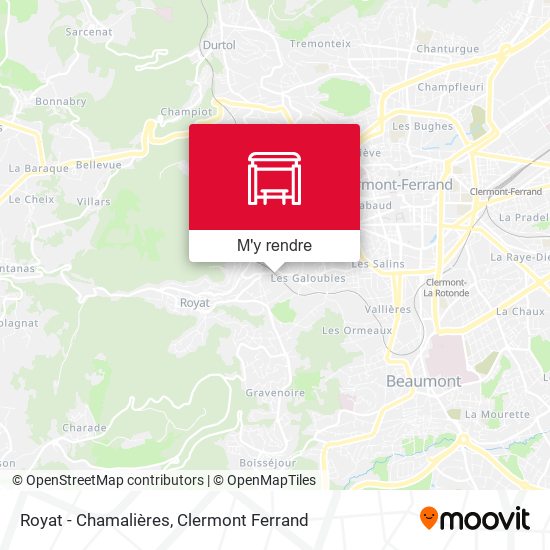 Royat - Chamalières plan