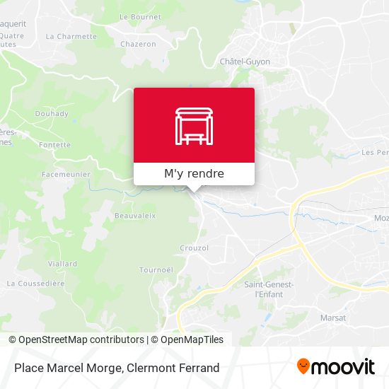 Place Marcel Morge plan