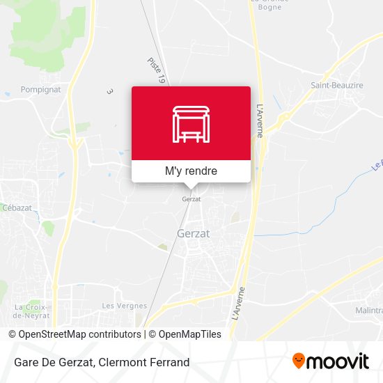 Gare De Gerzat plan
