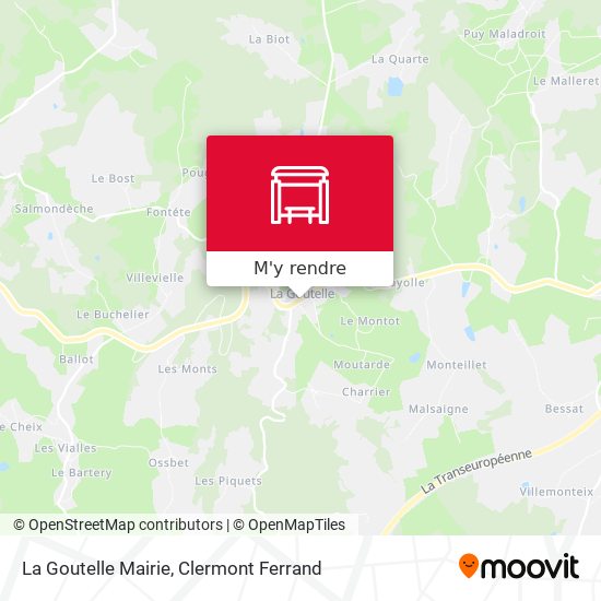 La Goutelle Mairie plan