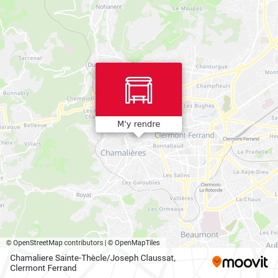 Chamaliere Sainte-Thècle / Joseph Claussat plan